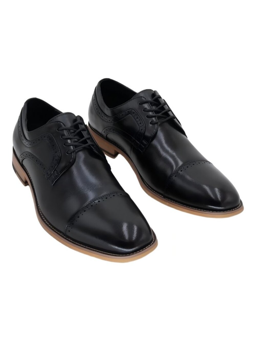 Stacy Adams Men's Dickinson Oxfords Shoes Black US 10M EU 43